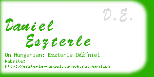 daniel eszterle business card